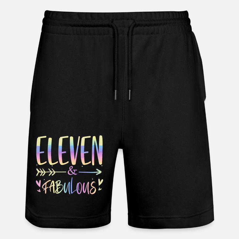 Onze & Fabuleux Scénario Arc-en-ciel - Short de jogging bio TRAINER Stanley/Stella unisexe - noir