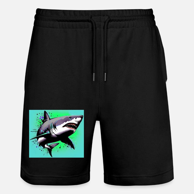 Requin - Short de jogging bio TRAINER Stanley/Stella unisexe - noir