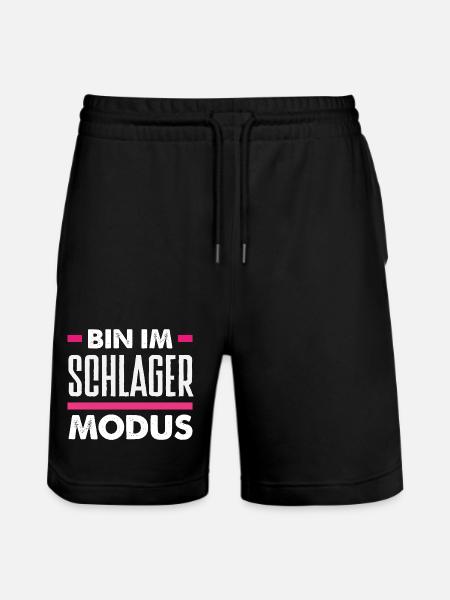 I'm in Schlager Mode Party Festival Concert - Stanley/Stella Trainer Unisex Organic Jogging Shorts - black