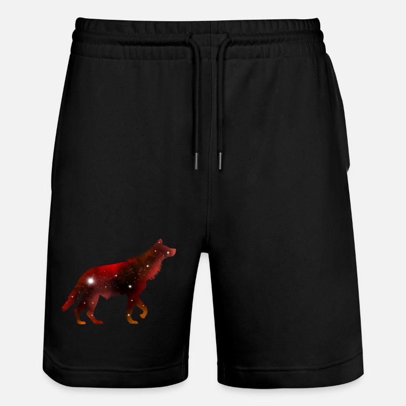 Hyène Galaxy - Short de jogging bio TRAINER Stanley/Stella unisexe - noir