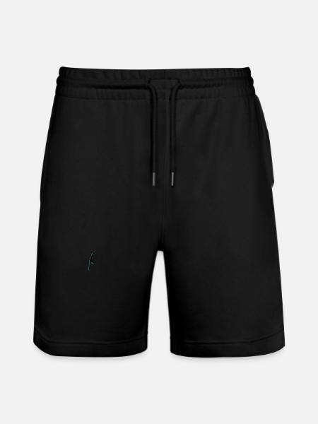 Sylt Silhouette - Stanley/Stella Unisex Bio Joggingshorts Trainer - Schwarz