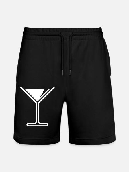 XSommeral Refreshment (White) - Stanley/Stella Trainer Unisex Organic Jogging Shorts - black