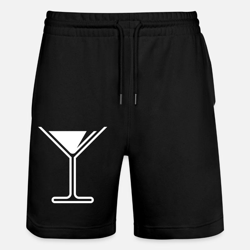XSommeral Refreshment (Blanc) - Short de jogging bio TRAINER Stanley/Stella unisexe - noir