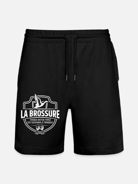 Canard blanc brossure - Short de jogging bio TRAINER Stanley/Stella unisexe - noir
