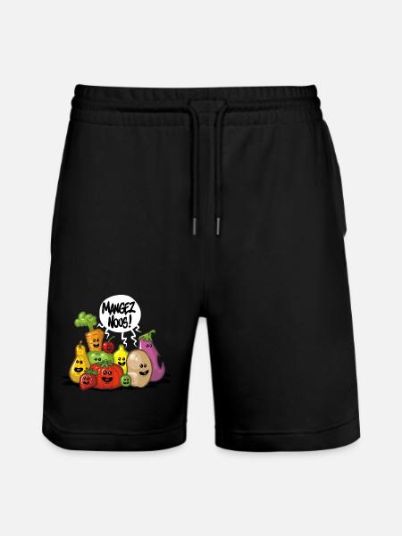 Fuits et legumes - Short de jogging bio TRAINER Stanley/Stella unisexe - noir