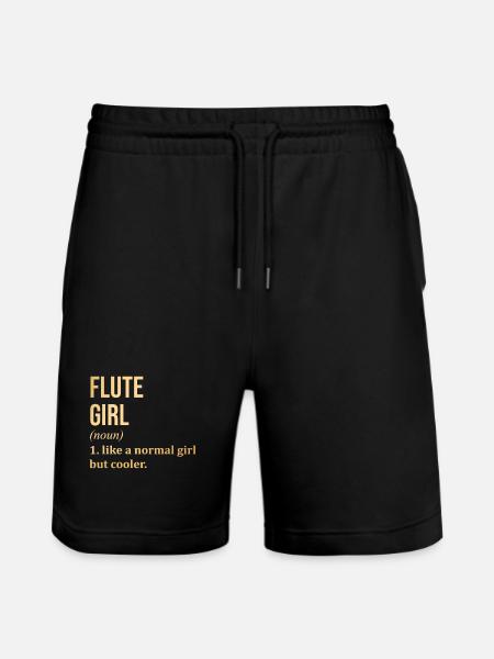 flûte - Short de jogging bio TRAINER Stanley/Stella unisexe - noir