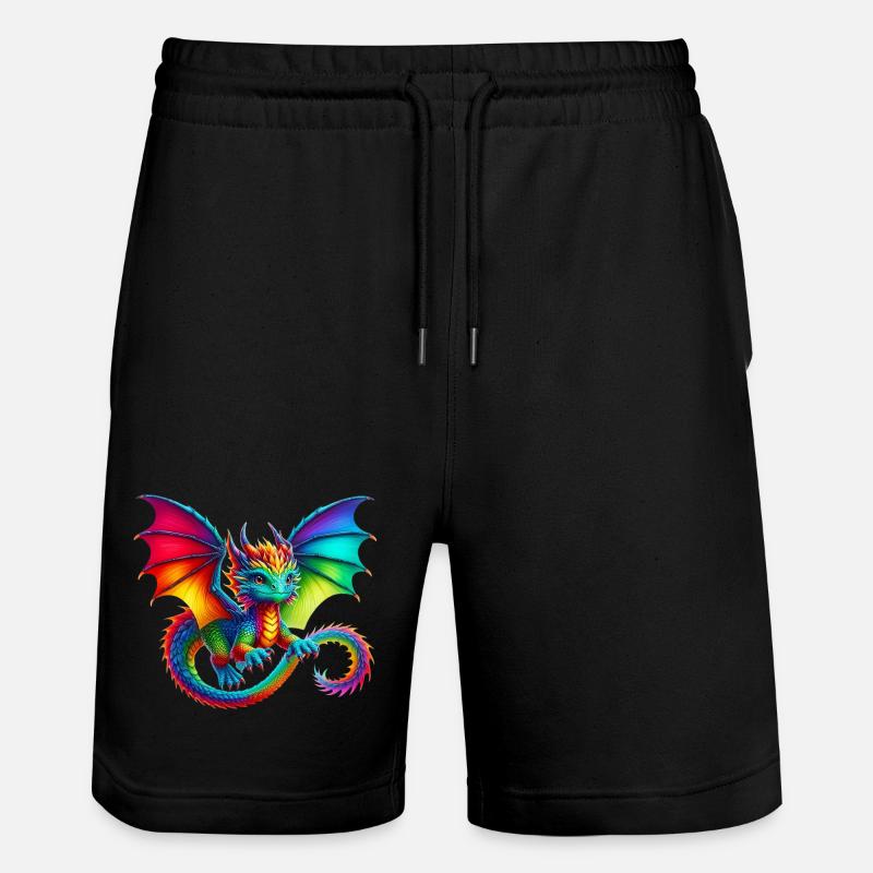 Dragon - Short de jogging bio TRAINER Stanley/Stella unisexe - noir