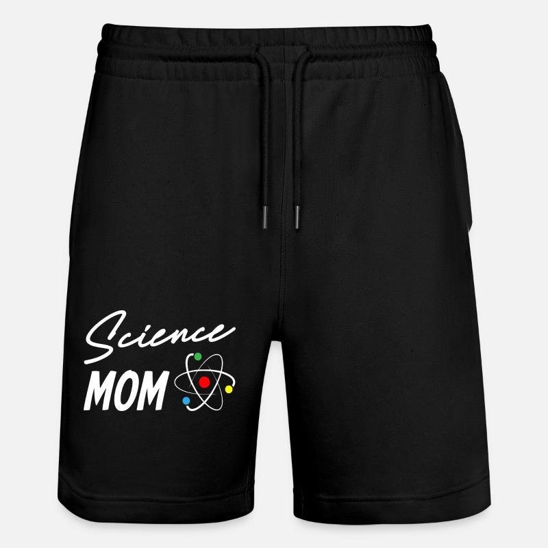 Science Mom - Stanley/Stella Trainer Unisex Organic Jogging Shorts - black