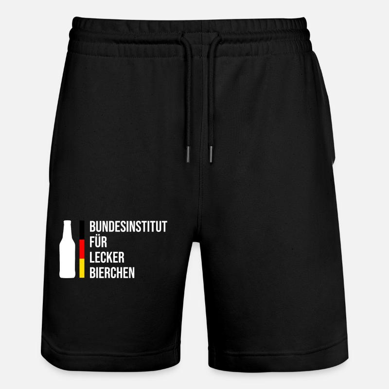 Institut fédéral des bières délicieuses - Short de jogging bio TRAINER Stanley/Stella unisexe - noir