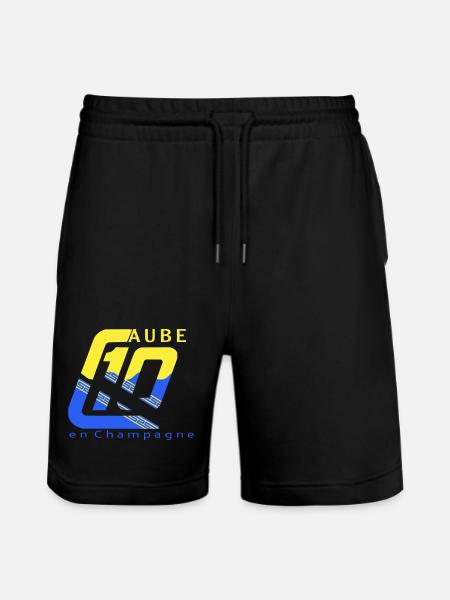 Logo 10 Aube - Short de jogging bio TRAINER Stanley/Stella unisexe - noir