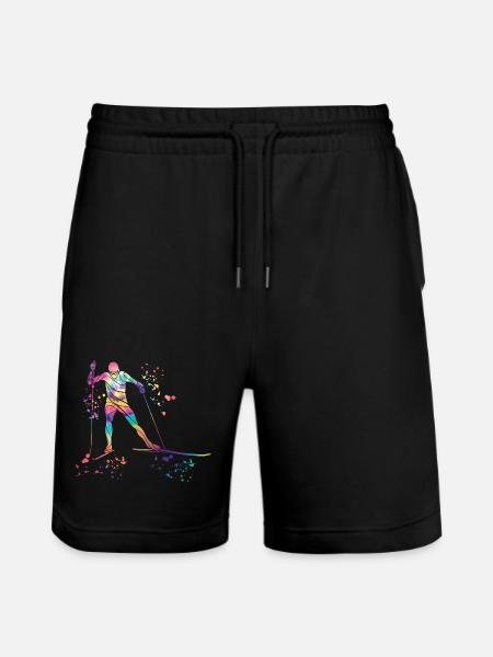 Ski de fond Ski de fond - Short de jogging bio TRAINER Stanley/Stella unisexe - noir