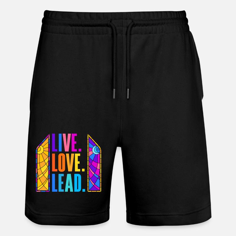 Art du vitrail Artiste du vitrail - Short de jogging bio TRAINER Stanley/Stella unisexe - noir