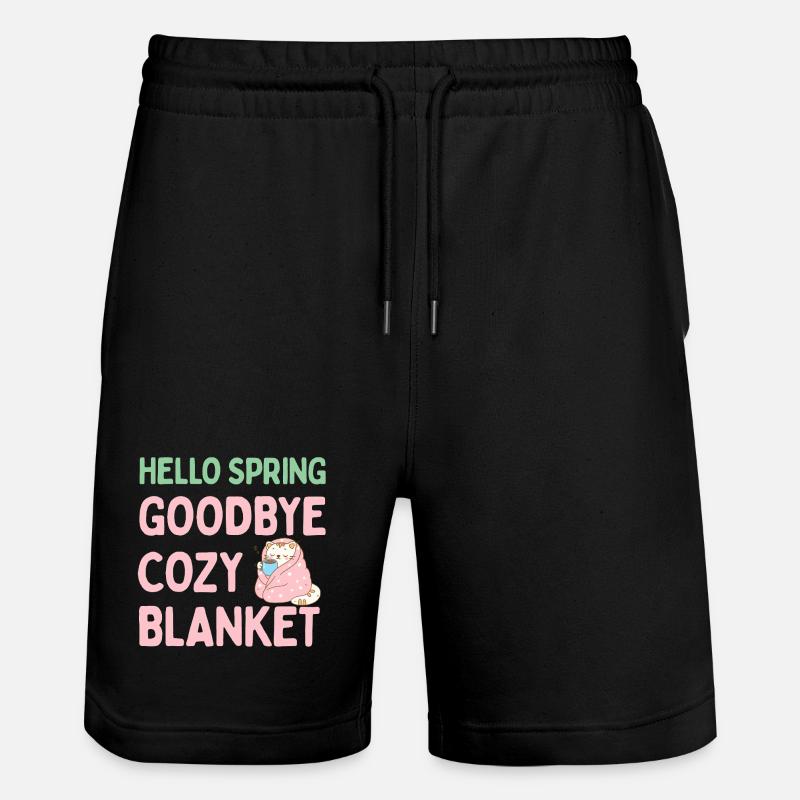 Bonjour printemps, adieu couverture chaude - Short de jogging bio TRAINER Stanley/Stella unisexe - noir