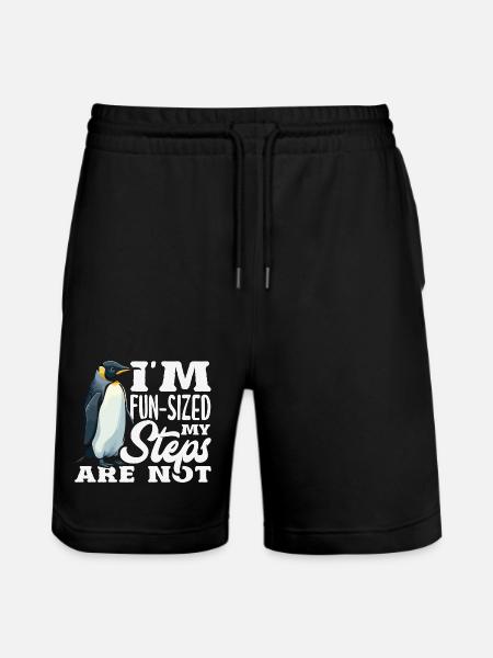 Attends-moi, j’ai de petites jambes - Short de jogging bio TRAINER Stanley/Stella unisexe - noir