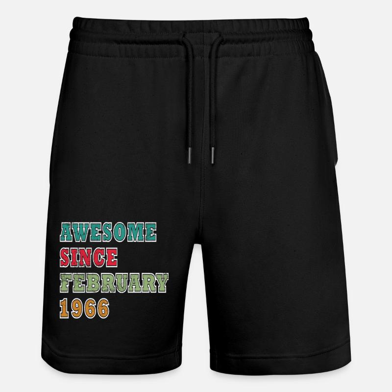 Février 1966 - Février 1966 Don - Short de jogging bio TRAINER Stanley/Stella unisexe - noir