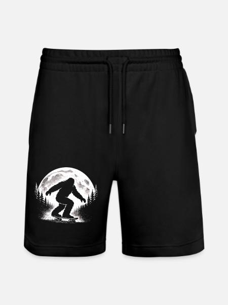 Bigfoot Skateboard - Stanley/Stella Unisex Bio Joggingshorts Trainer  - Schwarz