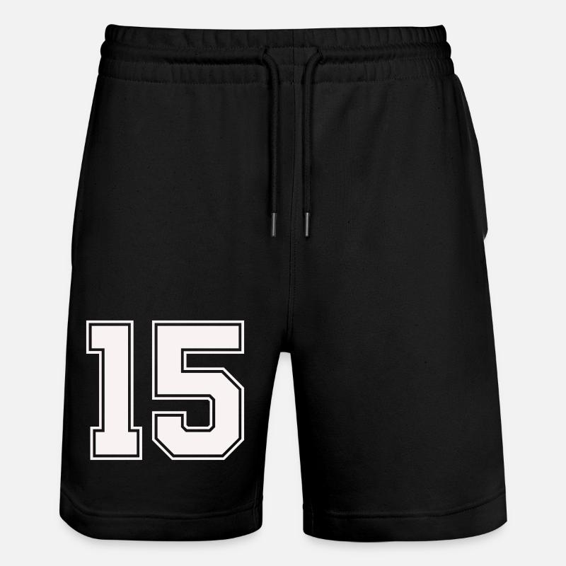 Quinze Style de Plans - Short de jogging bio TRAINER Stanley/Stella unisexe - noir