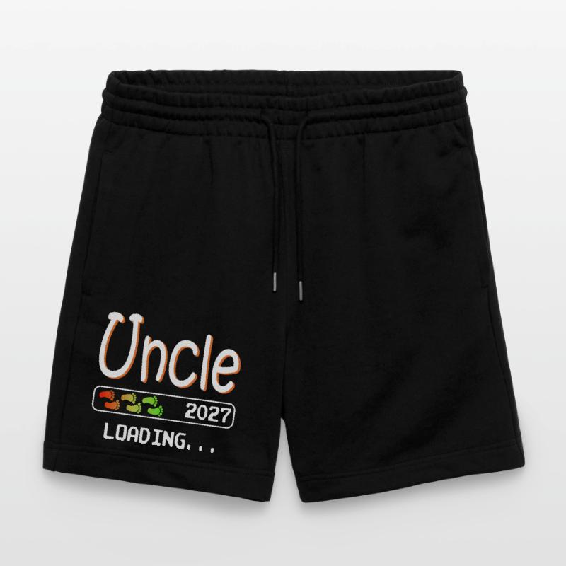 Werdender Onkel 2027 loading ich werde Onkel Stanley/Stella Unisex Bio Joggingshorts Trainer 