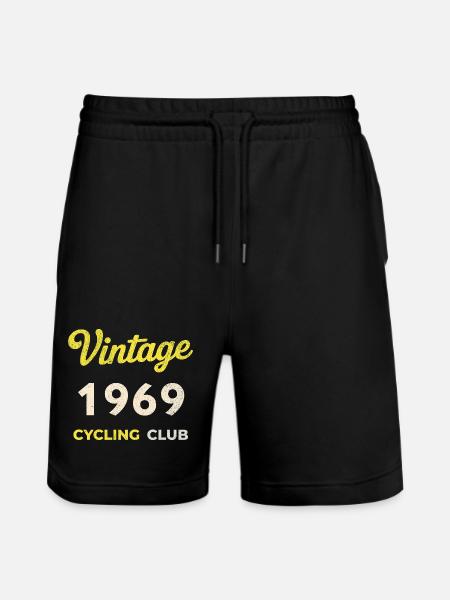Årgang 1969 – Cykelklub retro fødselsår - Stanley/Stella Trainer økologiske unisex joggingshorts - sort