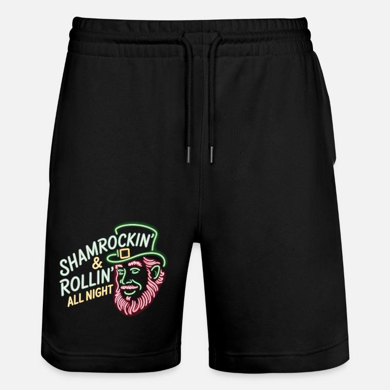 T-shirt du parti d’Irlande La Saint-Patrick - Short de jogging bio TRAINER Stanley/Stella unisexe - noir