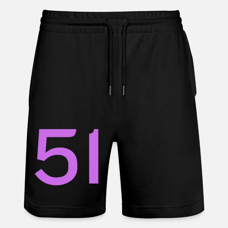 51 - Short de jogging bio TRAINER Stanley/Stella unisexe - noir