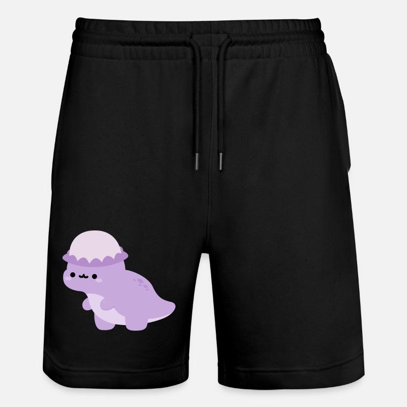 Pachycephalosaurus Dolly - Stanley/Stella Unisex Bio Joggingshorts Trainer - Schwarz