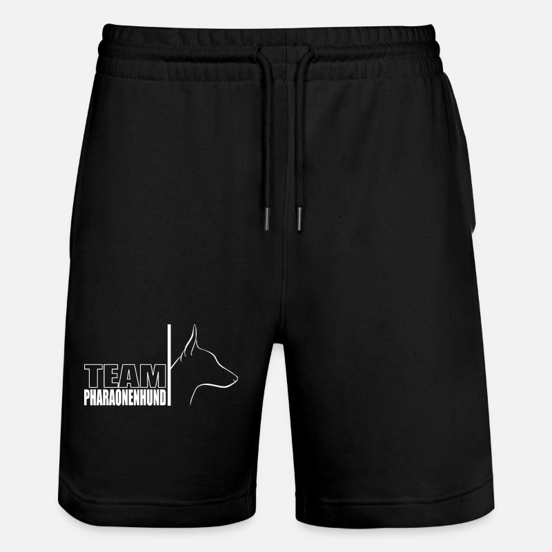 TEAM Pharaon Chien Chien Wilsigns - Short de jogging bio TRAINER Stanley/Stella unisexe - noir
