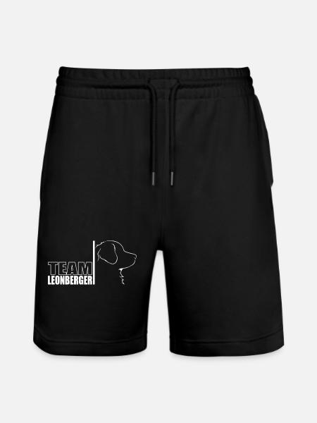 TEAM Leonberger Dog Dog Wilsigns - Stanley/Stella Trainer Unisex Organic Jogging Shorts - black