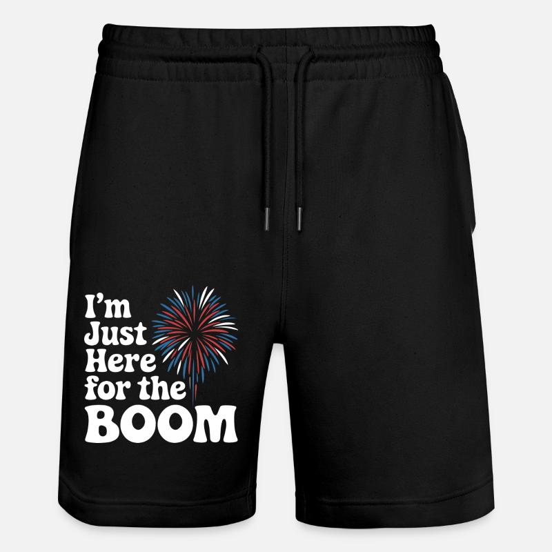Pyrotechnie Feux d’artifice Pyrotechnie - Short de jogging bio TRAINER Stanley/Stella unisexe - noir