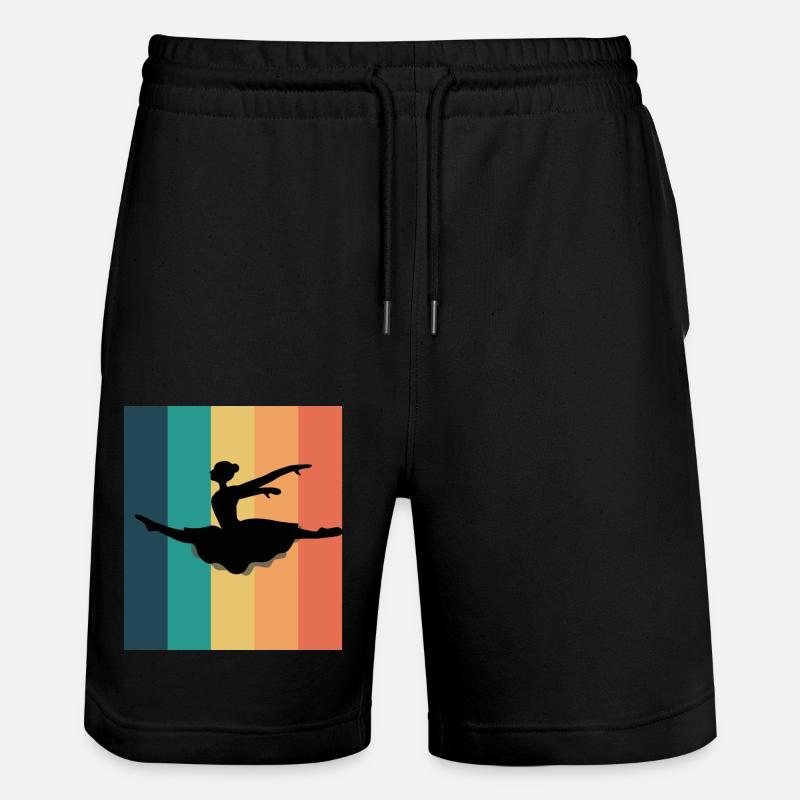Dancing Dance Music - Stanley/Stella Unisex Bio Joggingshorts Trainer  - Schwarz