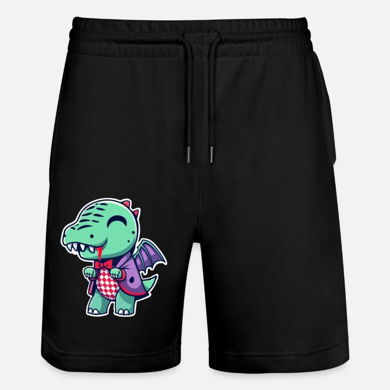 Dragon Vampire Monster Manga Chibi - Stanley/Stella Trainer Unisex Organic Jogging Shorts - black
