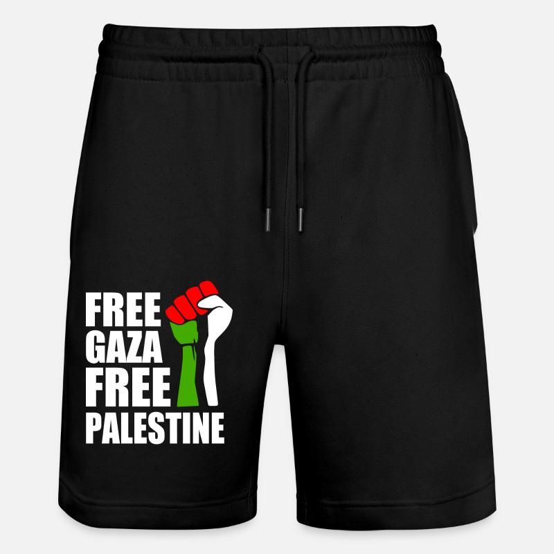 Free palestine - Short de jogging bio TRAINER Stanley/Stella unisexe - noir