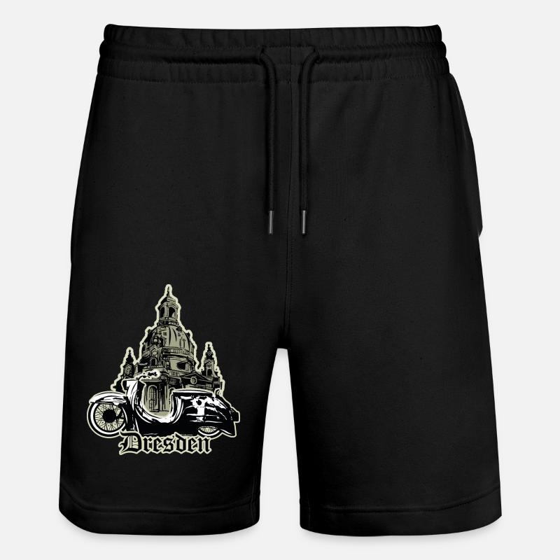 Schwalbe (Dresde) // Illustration - Short de jogging bio TRAINER Stanley/Stella unisexe - noir