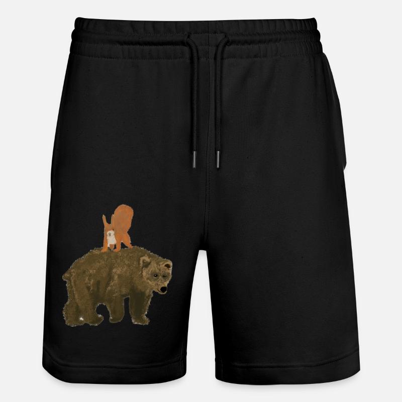 Amis des animaux - Short de jogging bio TRAINER Stanley/Stella unisexe - noir