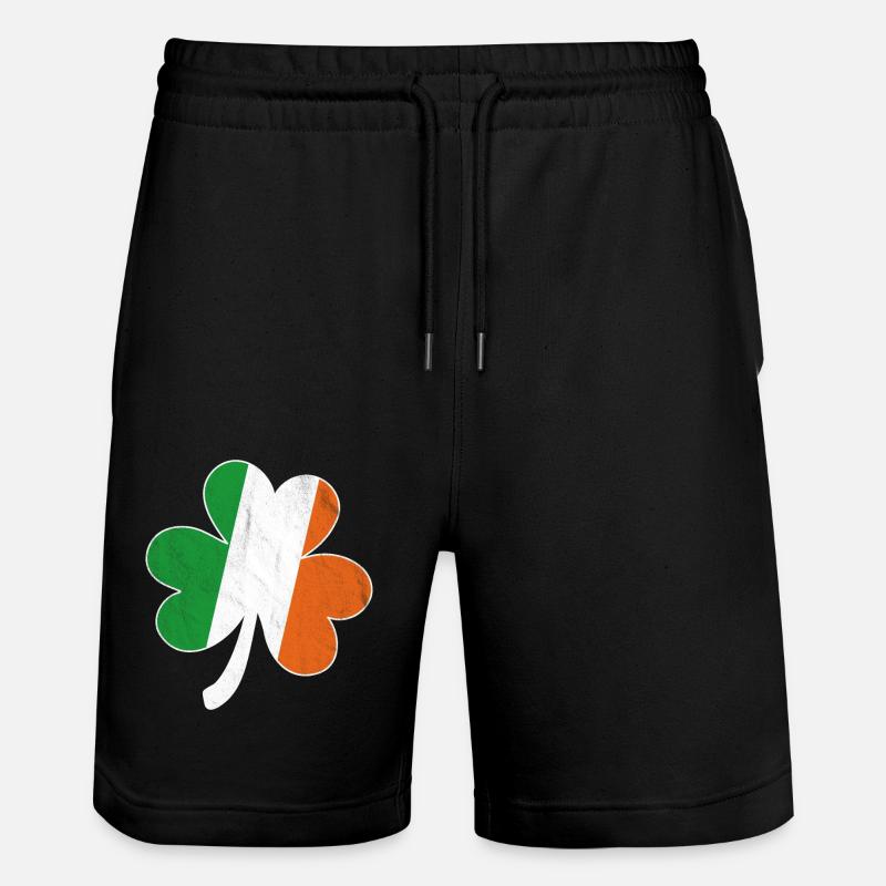Drapeau irlandais Shamrock - Short de jogging bio TRAINER Stanley/Stella unisexe - noir