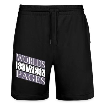 Évasion numérique Rajeunissement Escapade mentale drôle - Short de jogging bio TRAINER Stanley/Stella unisexe - noir - Devant - Nik (191cm) & Marisol (170cm)