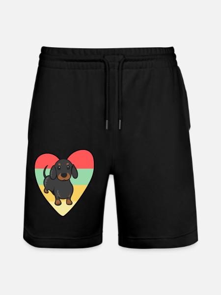Easily Distracted by wieners - Stanley/Stella Trainer Unisex Organic Jogging Shorts - black