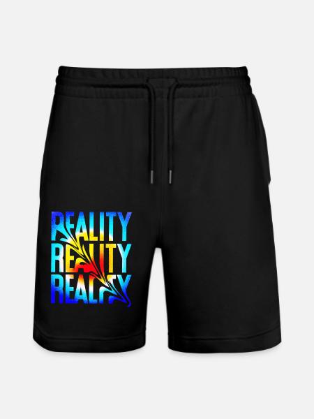 Reality - Stanley/Stella Unisex Bio Joggingshorts Trainer  - Schwarz