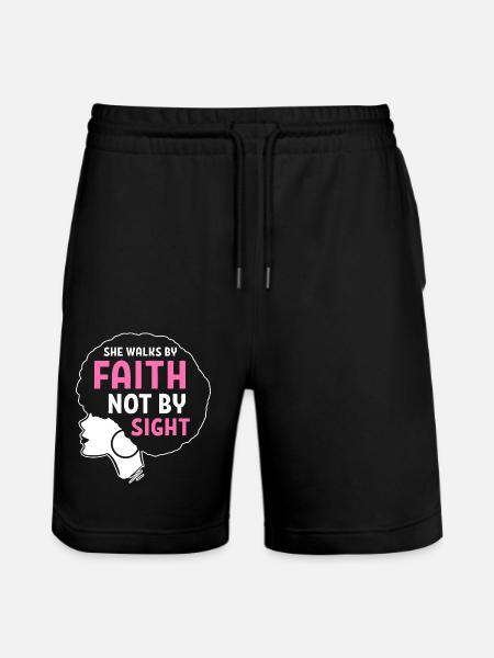 Afro Latina - Stanley/Stella Trainer Unisex Organic Jogging Shorts - black