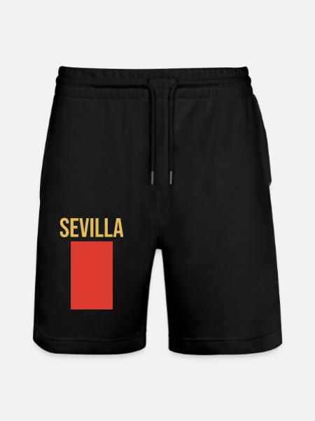 Sevilla - Stanley/Stella Unisex Bio Joggingshorts Trainer  - Schwarz