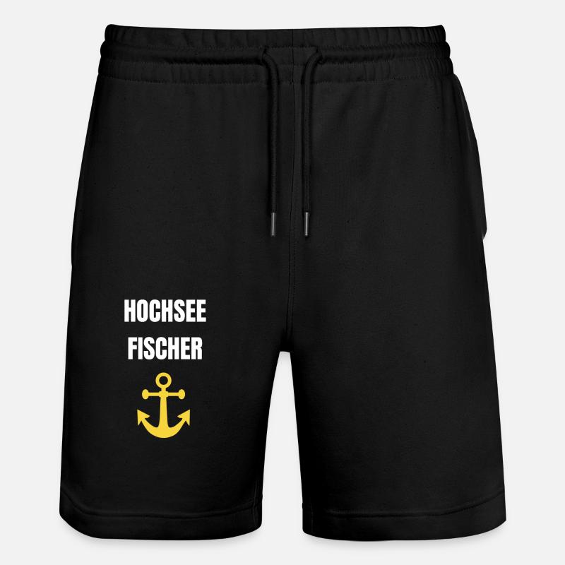 Pêcheur en haute mer - Short de jogging bio TRAINER Stanley/Stella unisexe - noir