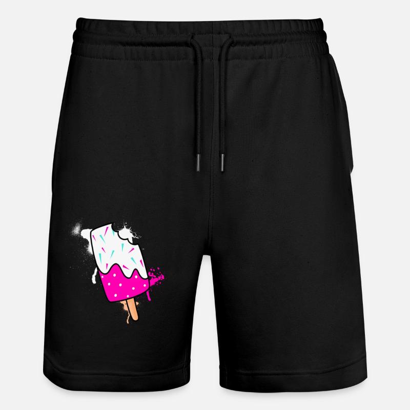 Glace - Short de jogging bio TRAINER Stanley/Stella unisexe - noir