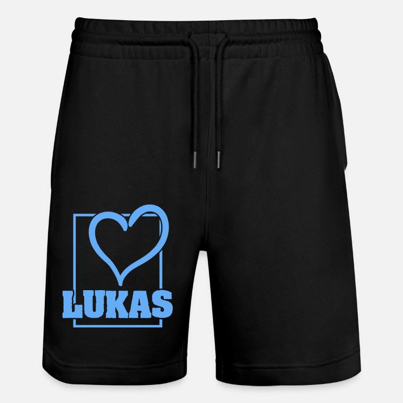 Lukas - Short de jogging bio TRAINER Stanley/Stella unisexe - noir