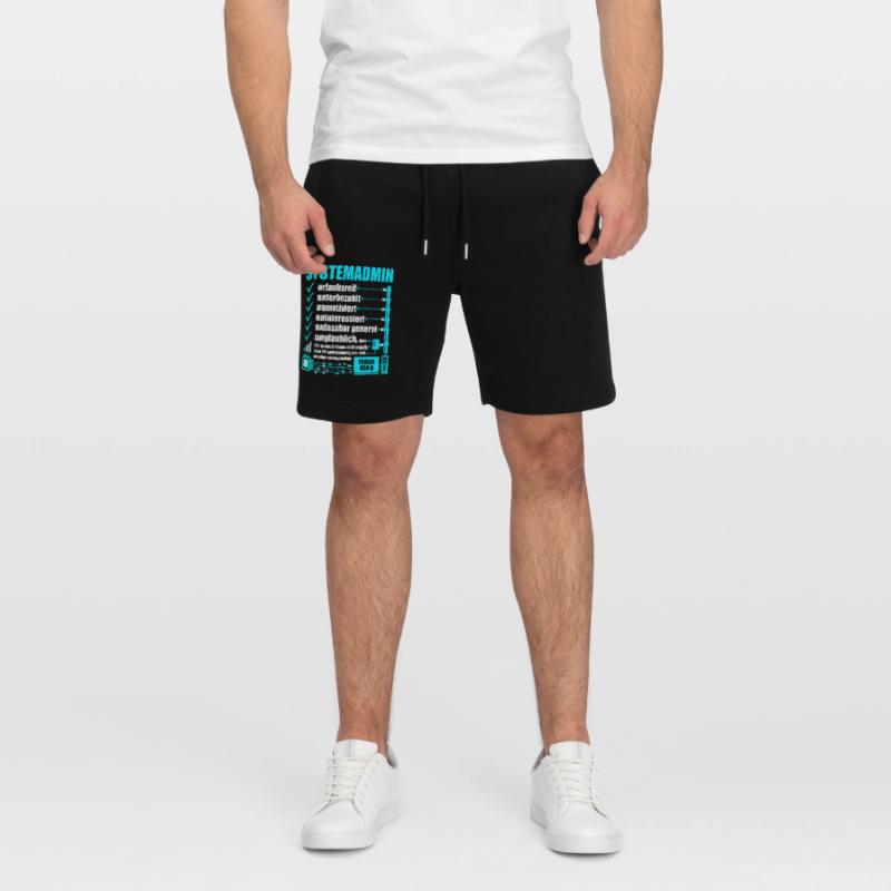 Systemadministrator, IT-Support, Netzwerkadmin, PC Stanley/Stella Unisex Bio Joggingshorts Trainer 