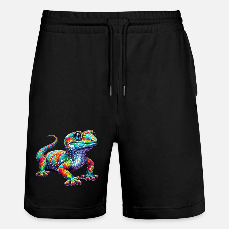 Gecko - Stanley/Stella Unisex Bio Joggingshorts Trainer - Schwarz