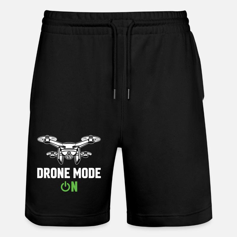Mode drone activé - Short de jogging bio TRAINER Stanley/Stella unisexe - noir