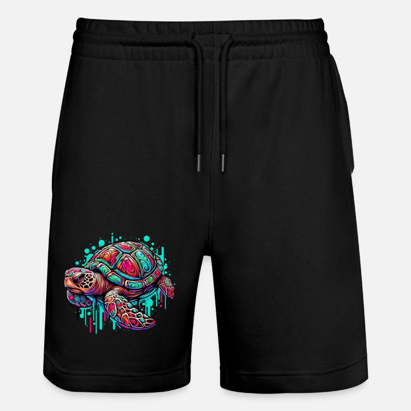 Tortue - Short de jogging bio TRAINER Stanley/Stella unisexe - noir