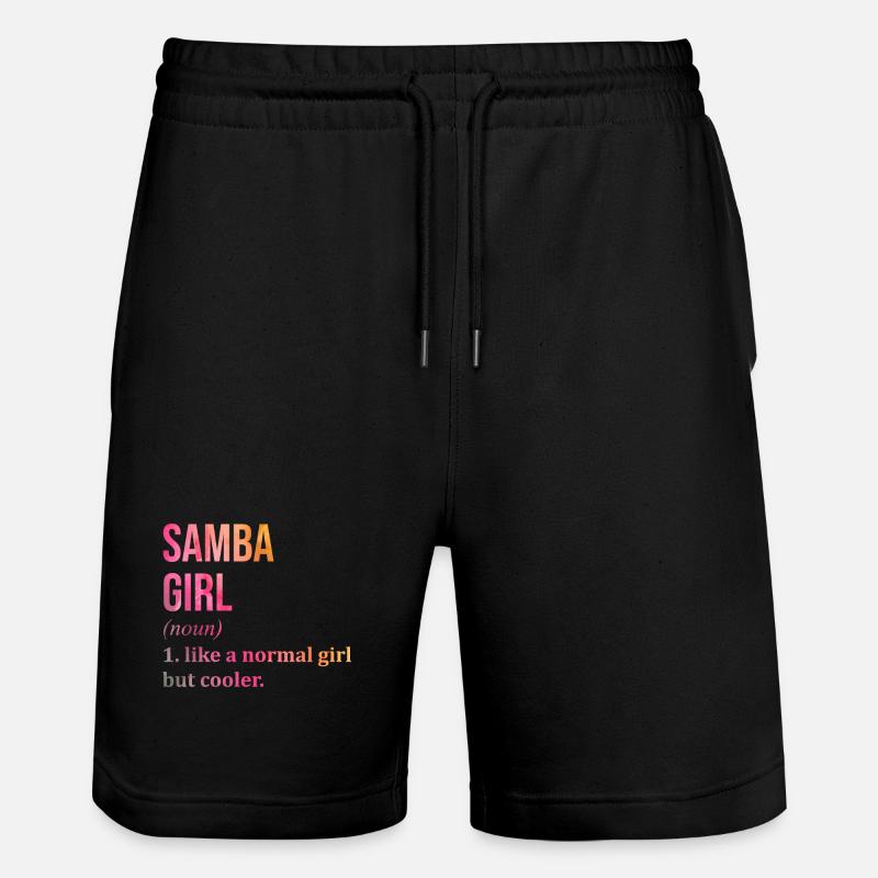 Samba - Short de jogging bio TRAINER Stanley/Stella unisexe - noir