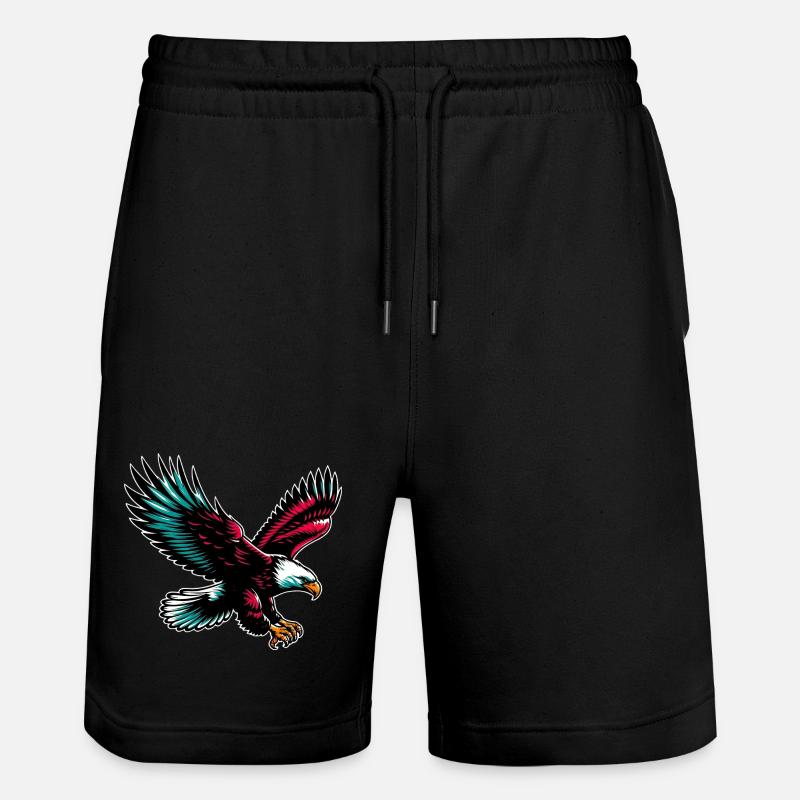 Aigle - Short de jogging bio TRAINER Stanley/Stella unisexe - noir