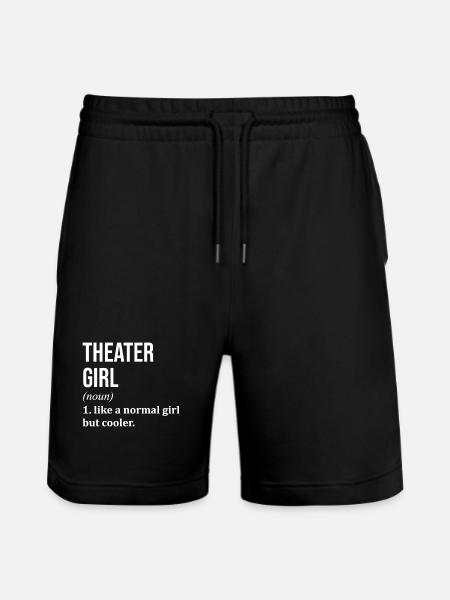 Theater Theater Theater - Stanley/Stella Trainer Unisex Organic Jogging Shorts - black